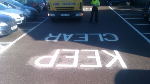 Colindale Station – Car Park Marking