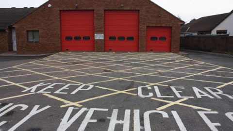 Williton Fire Station – Car Park Marking