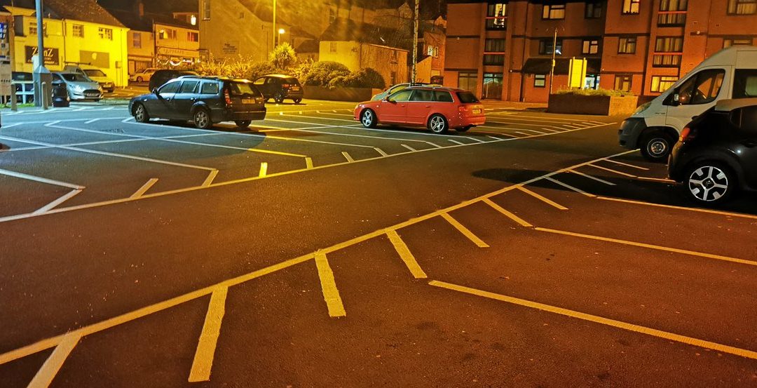 Car Park Markings in Exmouth